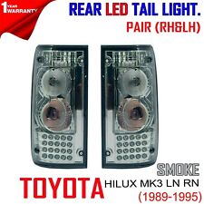 PARA TOYOTA HILUX MK3 LN RN SR5 1989-97 PAR DE LENTES DE FUMAÇA LED LANTERNA TRASEIRA, usado comprar usado  Enviando para Brazil