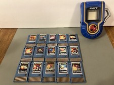 MegaMan PET Advanced Blue Capcom Takara 2004 + 32 Battle Chips Inglês  comprar usado MegaMan PET Advanced Blue Capcom Takara 2004 + 32 Battle Chips Inglês  comprar usado  Enviando para Brazil
