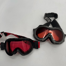 Juego de dos gafas esquí nieve googles tinte rojo briko bolle segunda mano  Embacar hacia Argentina