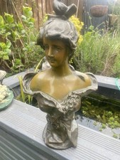Art nouveau spelter for sale  LOUTH