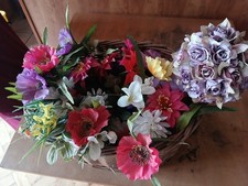 Plastic flowers bouquet for sale  BEXHILL-ON-SEA