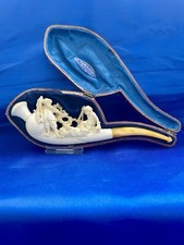 Antique carved meerschaum for sale  WARWICK