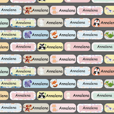 Namensaufkleber 35x12mm Kinder Schule Kita Freizeit Aufkleber mit Name 90 Stk comprar usado  Enviando para Brazil