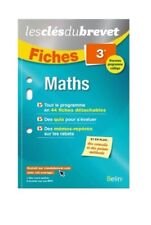 Fiches mathématiques 3ème d'occasion  France