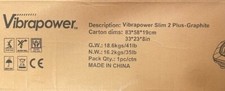 Vibrapower slim plus for sale  BUSHEY