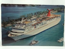 Cartão postal vintage Bahamas EUA fantasia carnaval cruzeiro forro divertido navio Bahamas comprar usado  Enviando para Brazil