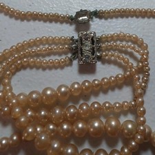 Victorian Seed Pearl Bead Zipper Clutch Purse Rhinestone Bracelet & Necklace Lot comprar usado Victorian Seed Pearl Bead Zipper Clutch Purse Rhinestone Bracelet & Necklace Lot comprar usado  Enviando para Brazil