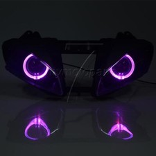 Conjunto de olhos de anjo roxo projetor farol HID para Yamaha YZF-R6 2006-2007 comprar usado  Enviando para Brazil