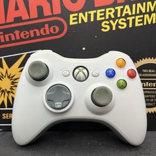 Usado, Controle oficial sem fio Xbox 360 branco TESTADO FRETE RASTREADO GRÁTIS comprar usado  Enviando para Brazil