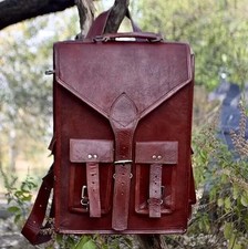 Mochila de Couro Cabra Mochila Vintage Genuína Viagem Masculina Nova Marrom Laptop comprar usado Mochila de Couro Cabra Mochila Vintage Genuína Viagem Masculina Nova Marrom Laptop comprar usado  Enviando para Brazil
