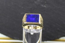 Herrenring siegelring lapislaz gebraucht kaufen  Fürth