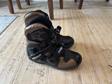 Botas Alpinestars Alpine Stars Tech2 Tech 2 motocicleta MX ATV QUAD pretas tamanho 8 comprar usado  Enviando para Brazil