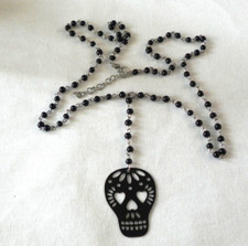 Sugar skull necklace for sale  Port Saint Lucie