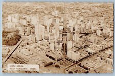 Cartão postal Minas Gerais Brasil vista aérea Belo Horizonte c1930 foto RPPC, usado comprar usado  Enviando para Brazil