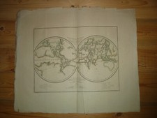 Ancienne carte mappe d'occasion  France