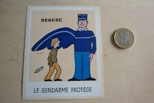 Rare autocollant gendarmerie. d'occasion  Buzançais