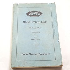 Lista de peças de carroceria Ford "A" e "AA" 1928-29-30-31 comprar usado  Enviando para Brazil