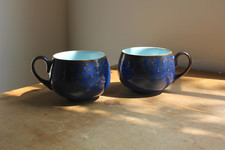 Pair blue denby for sale  FAREHAM