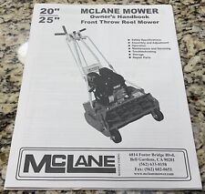 Mclane front throw for sale  Winder