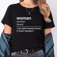 Woman definition shirt for sale  LANARK