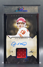 Joe Montana */4 Autograph Leaf In the Game Used Sports 2022 comprar usado  Enviando para Brazil