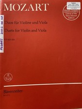 Mozart duos violin for sale  BOURNEMOUTH