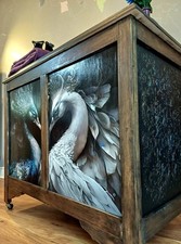 Upcyled black rustic for sale  STOCKPORT