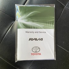 Folheto de registro de serviço Toyota RAV4, usado comprar usado  Enviando para Brazil