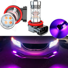 Lâmpada de neblina LED rosa roxo para BMW 320i 328i 335i 525i 528i 535i xDrive 2 peças, usado comprar usado  Enviando para Brazil