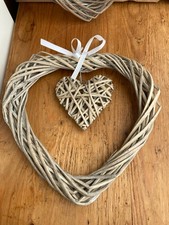 Large wicker hearts for sale  CREDITON