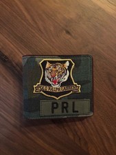 Carteira dobrável polo Ralph Lauren masculina camuflada remendo de tigre lona e couro comprar usado  Enviando para Brazil