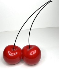 Decoração de mesa escultura cereja | Escultura artística em resina vermelha brilhante 12” de altura, usado comprar usado  Enviando para Brazil
