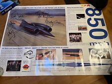 Signed thrust ssc for sale  CHELMSFORD
