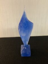 Sculpture flamme bleue d'occasion  Baccarat