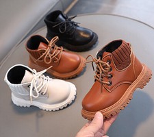 Botas curtas moda infantil meninos meninas tornozelo casual outono inverno caminhada comprar usado  Enviando para Brazil