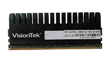 VisionTek 4GB PC3-12800U DDR3 1600MHz 240 PIN Desktop Ram com dissipador de calor de metal comprar usado  Enviando para Brazil