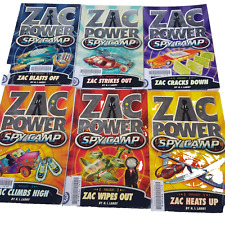 Zac Power: Spy Camp Books 1-4,6,8 por H.I. Pacote Larry 6X comprar usado  Enviando para Brazil