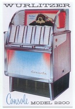Wurlitzer jukebox console d'occasion  Expédié en Belgium