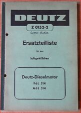 Deutz dieselmotor luftgekühlt gebraucht kaufen  Recke