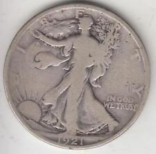 APENAS REDUZIDO!! DATA SEMI-CHAVE 1921 (P) MEIO DÓLAR WALKING LIBERTY MUITO BOM ESTADO comprar usado  Enviando para Brazil
