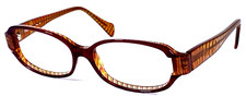 FACE ā FACE “SOFIA 1” COL.695 França armação de óculos de cristal vermelho rubi 53-15mm comprar usado  Enviando para Brazil