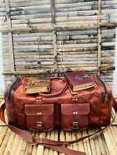 Leather large duffle for sale  USA