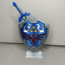Usado, Legend Of Zelda Master Sword Hylian Shield Display Impresso em 3D 11"" comprar usado  Enviando para Brazil