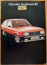 Chrysler sunbeam car for sale  BERKHAMSTED