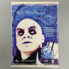 Mortal Kombat Mythologies Sub-Zero N64 Jeu Vidéo 1998 Vintage Rétro Publicité, usado comprar usado  Enviando para Brazil