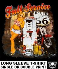 Usado, CAMISETA ROUTE 66 OLD SCHOOL PINUP GIRL BOMBA DE GASOLINA MOTOCICLISTA MOTOCICLISTA CAVEIRA XT7 comprar usado  Enviando para Brazil