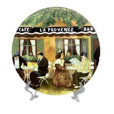 Prato de jantar Guy Buffet 'Cafe La Provence' 10 7/8" comprar usado  Enviando para Brazil