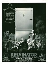 Publicité ancienne kelvinator d'occasion  France