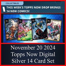 CONJUNTO DE 14 CARTÕES DIGITAIS TOPPS MARVEL COLLECT TOPPS AGORA NOVEMBRO 20 2024 PRATA comprar usado  Enviando para Brazil