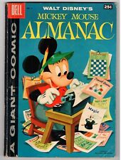 Dell - Dell Giant WALT DISNEY'S MICKEY MOUSE ALMANAC #1 - VG- 1957 Vintage Comic comprar usado  Enviando para Brazil